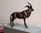 Bronze Horn Sheep Figurine - MAIA HOMES