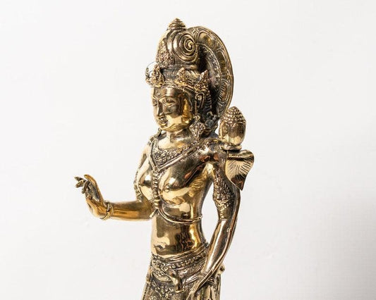Bronze Majapahit Devi Tara Statue - MAIA HOMES