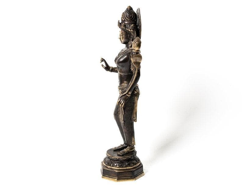 Bronze Majapahit Devi Tara Statue - MAIA HOMES