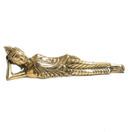 Bronze Reclining Buddha Figurine