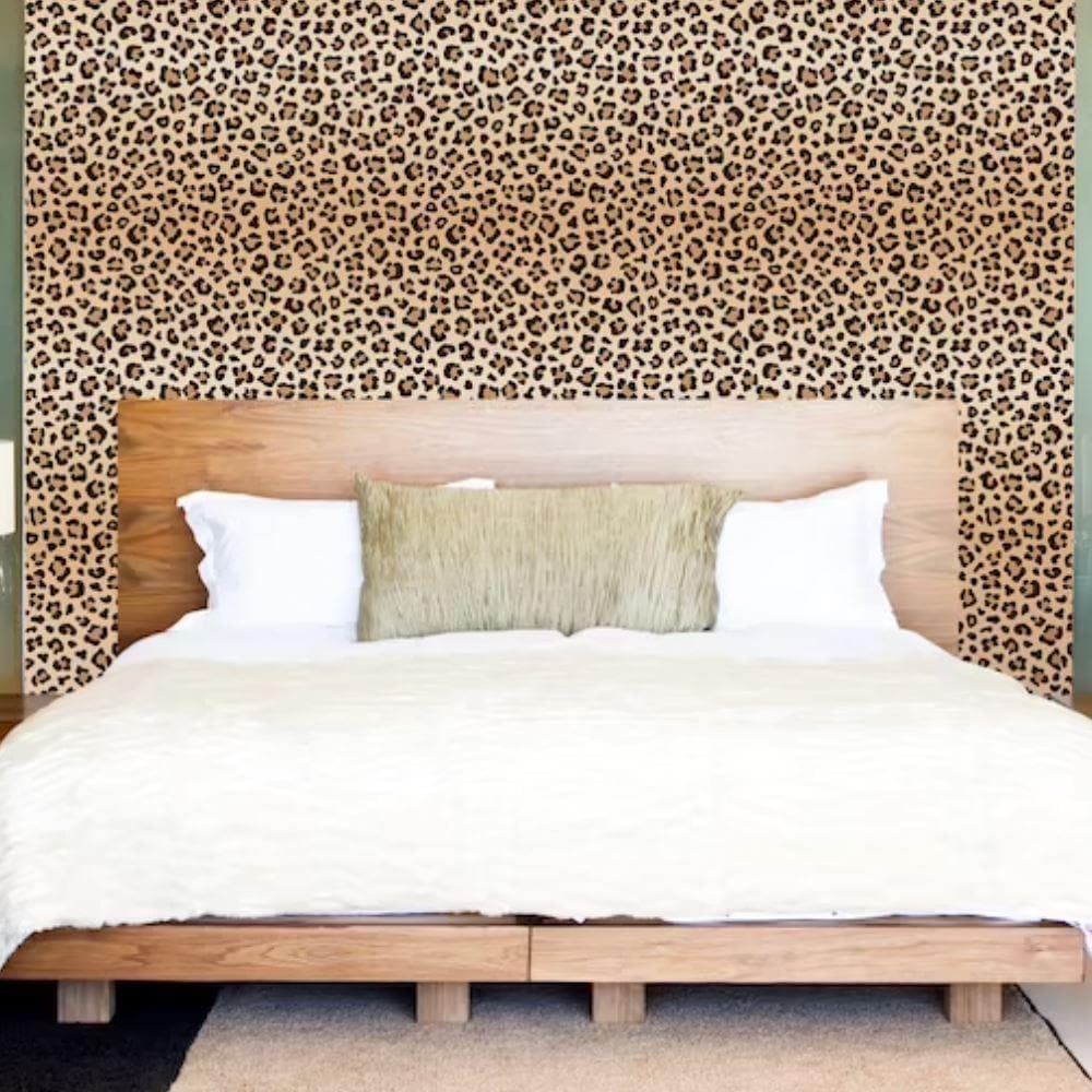 Brown Leopard Dots Wallpaper