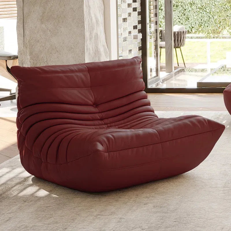 Burgandy Classic Lazy Lounge Chair