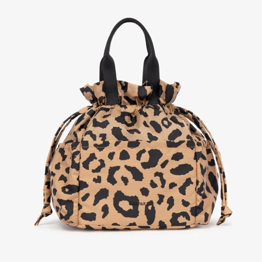 Calpak Cheetah Print Insulated Lunch Bag