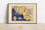 Campania Map Print| Art History