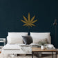 Cannabis Leaf Metal Wall Decor - MAIA HOMES