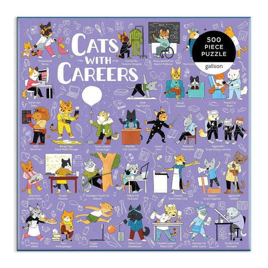 Cats with Careers 500 Piece Jigsaw Puzzle - MAIA HOMES