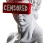 Censored David's Bust Contemporary Art Sculpture - MAIA HOMES