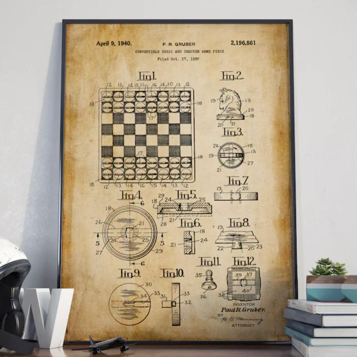 Chess Pieces - NEW art games POSTER