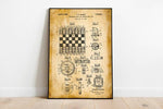 Chess Patent Print| Framed Art Print