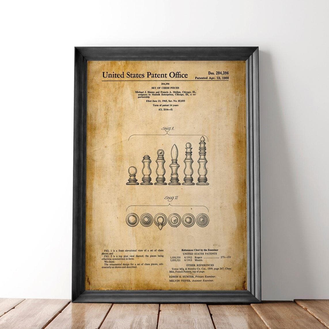 Chess Pieces Board Game Poster Print