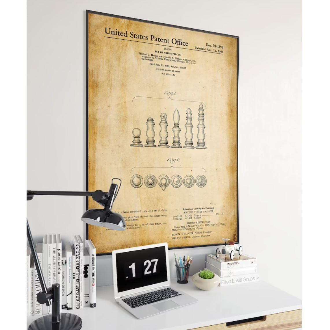 Chess Pieces Board Game Poster Print