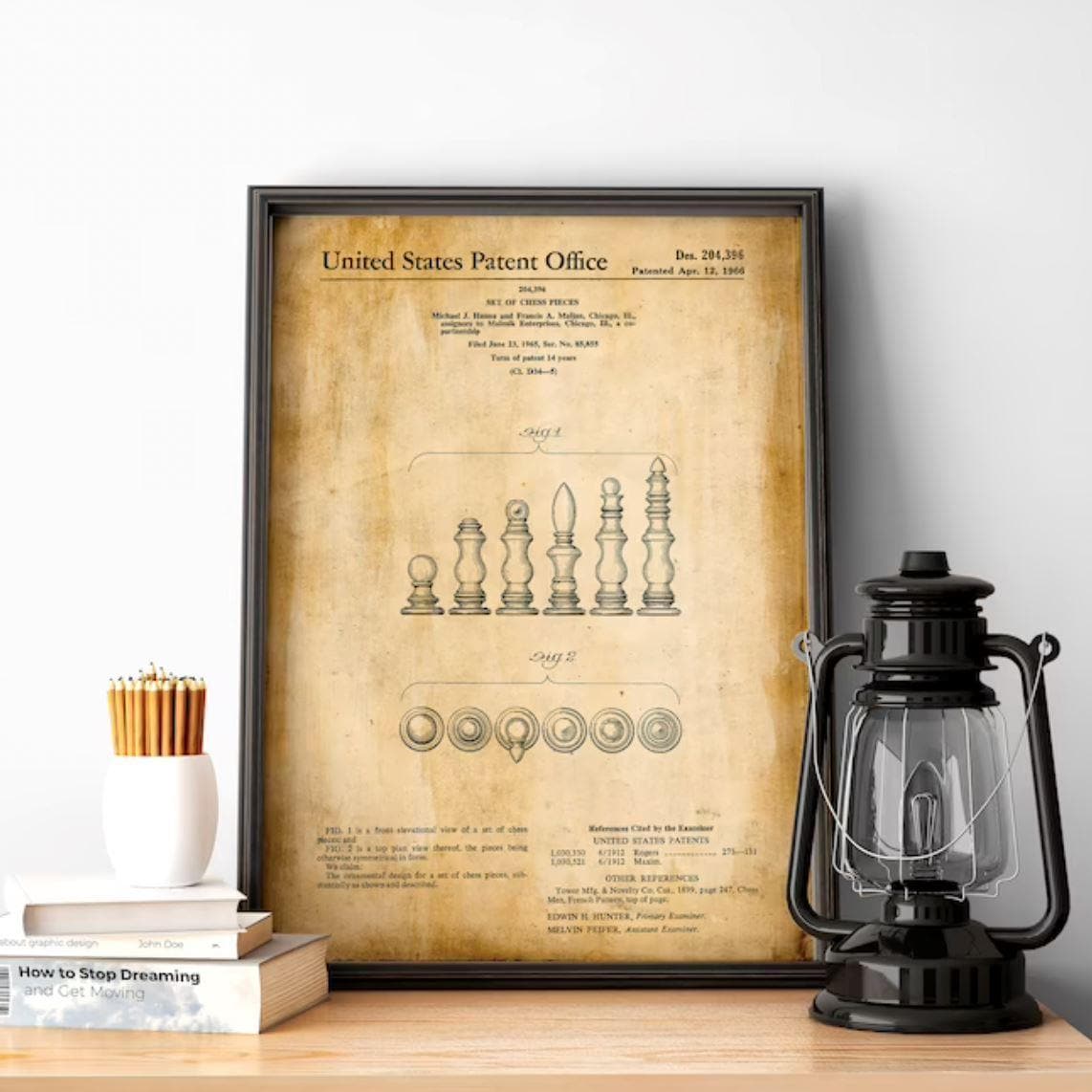 Chess Pieces Board Game Poster Print