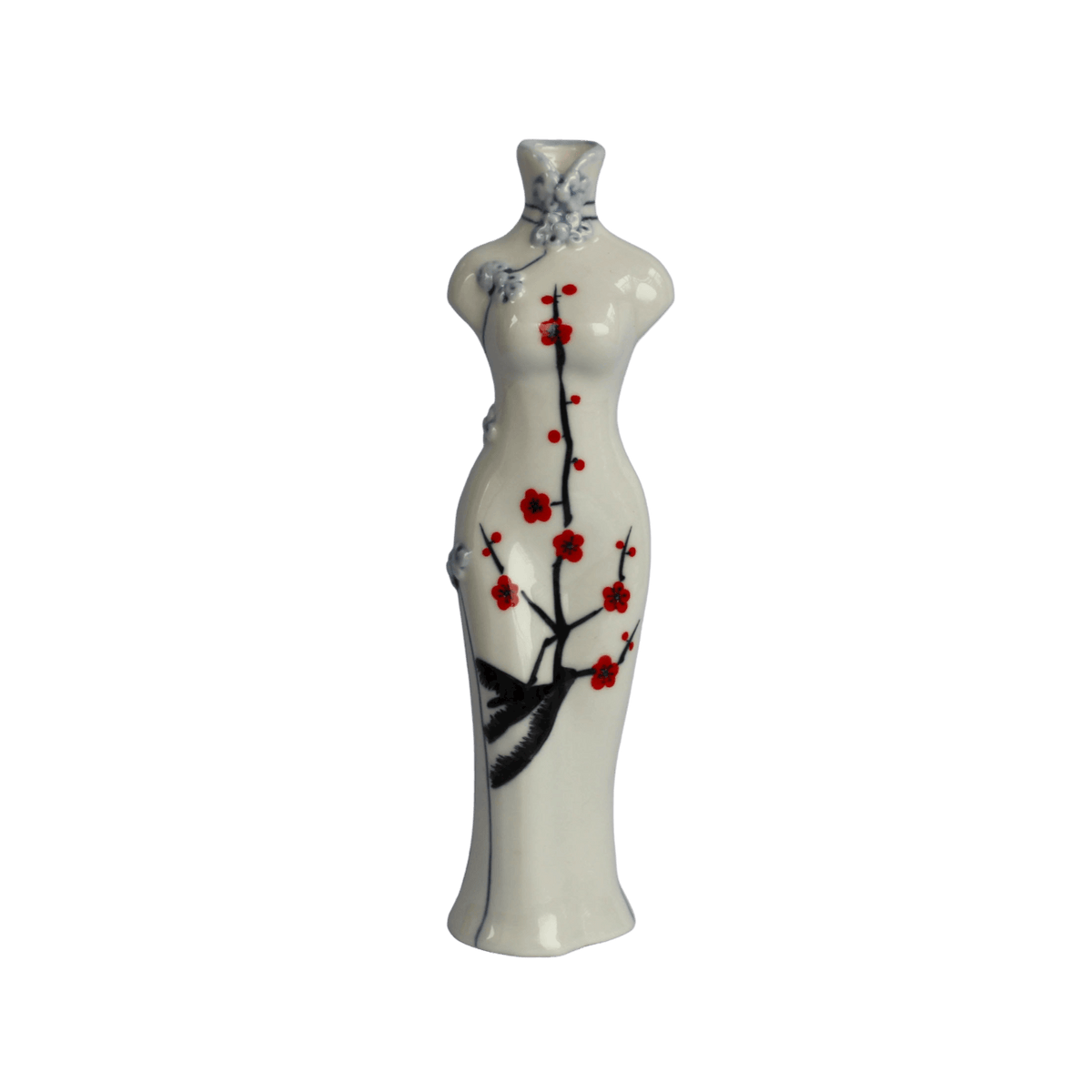 Chinese Chi-Pao Dress Ceramic Figurine Witney