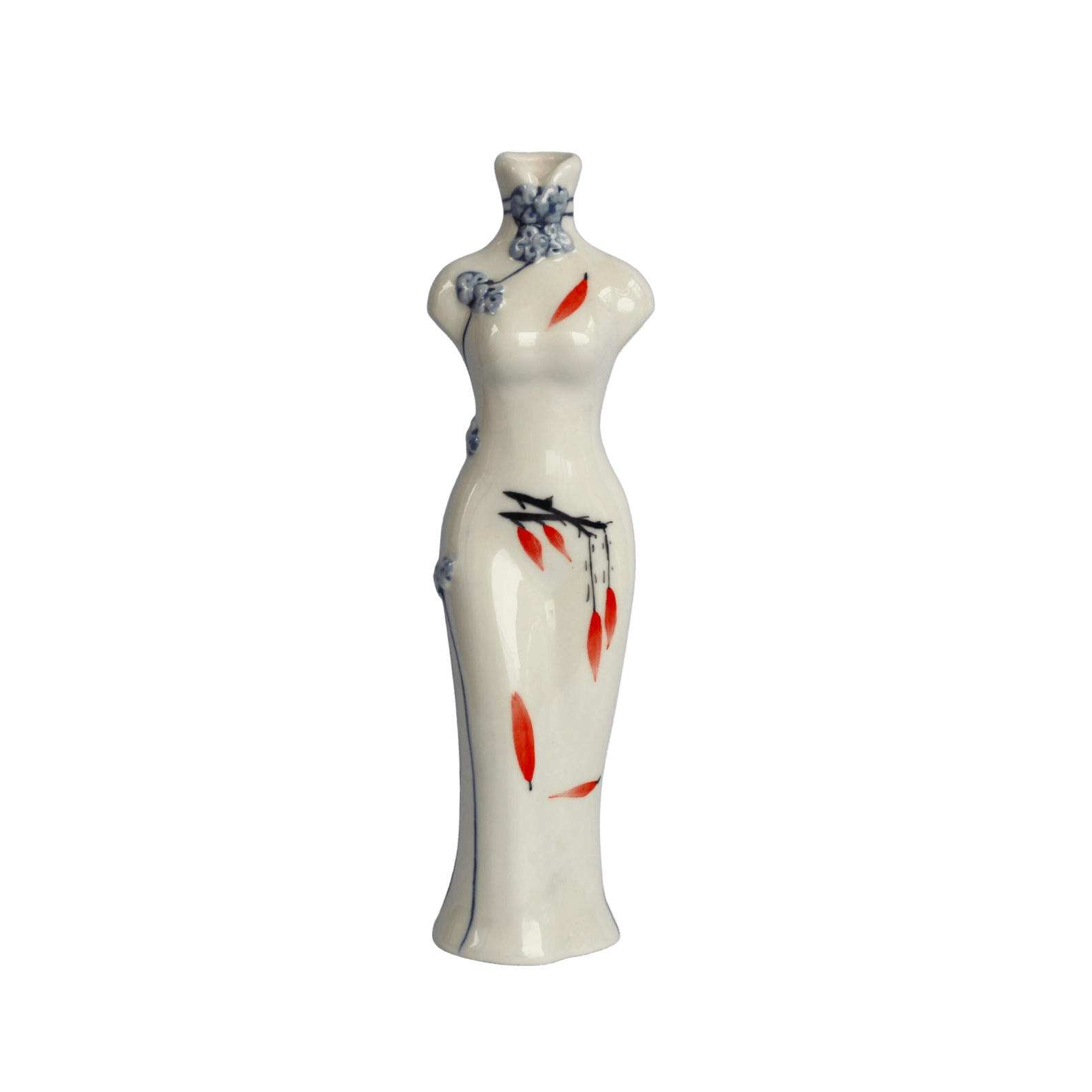 Chinese Chi-Pao Dress Ceramic Figurine Pam