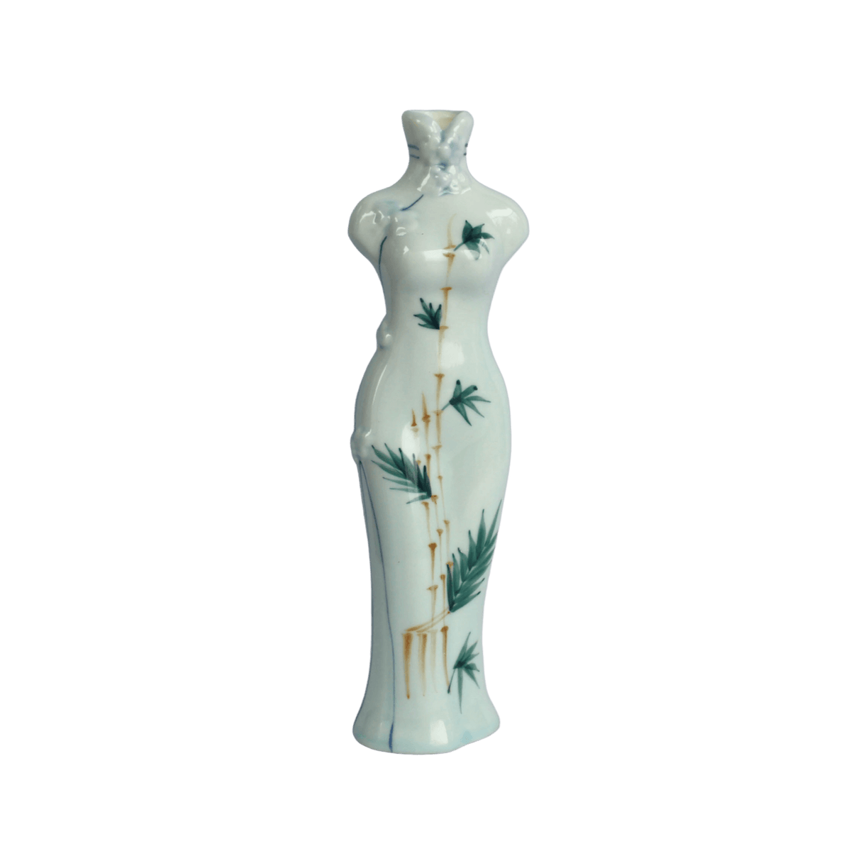 Chinese Chi-Pao Dress Ceramic Figurine Sia