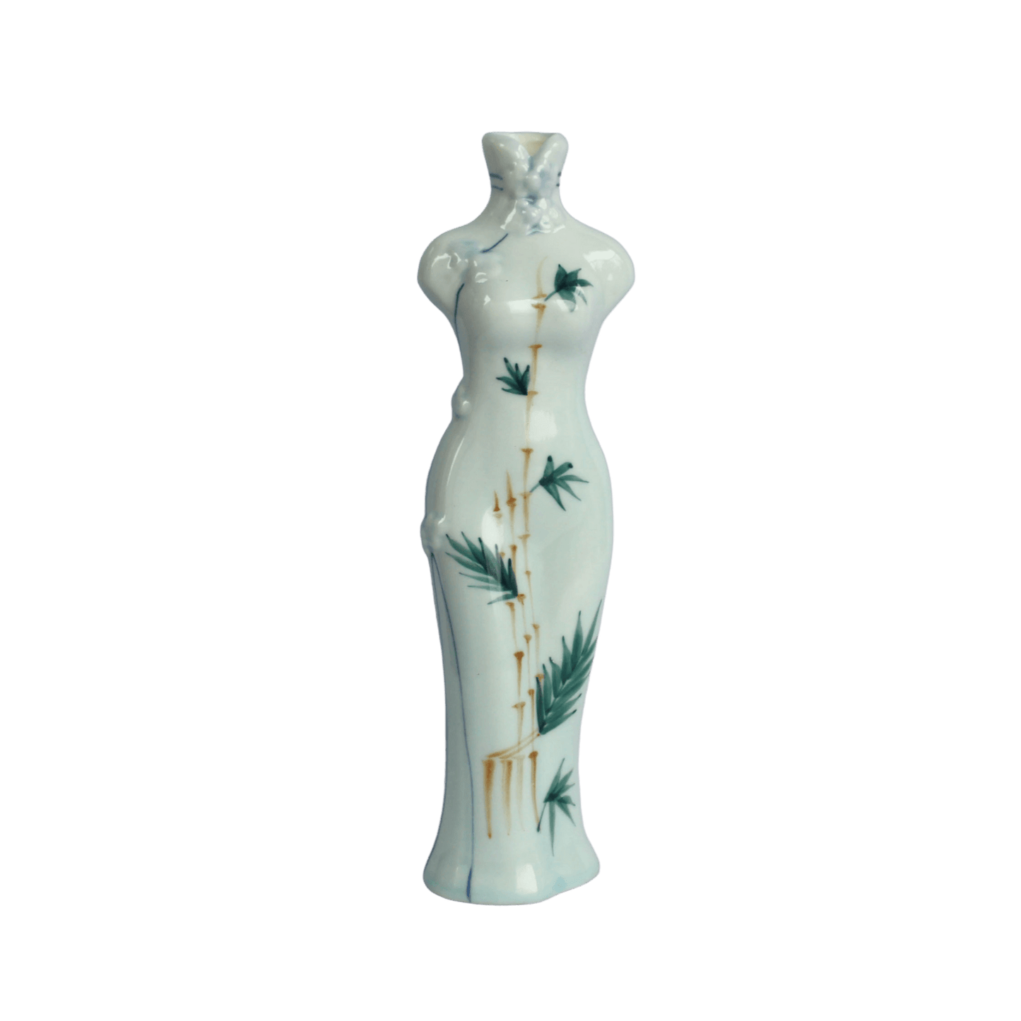 Chinese Chi-Pao Dress Ceramic Figurine - MAIA HOMES