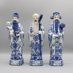 Chinese Gods Hand Painted Ceramic Figurines