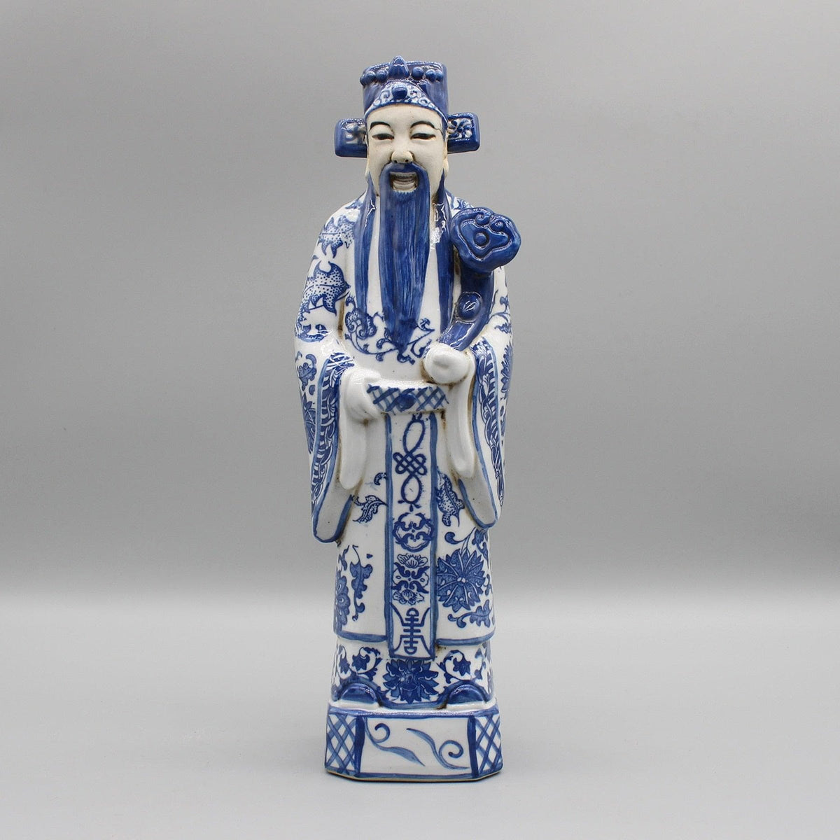 Chinese Gods Hand Painted Ceramic Figurines God of prosperity