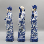 Chinese Gods Hand Painted Ceramic Figurines