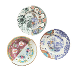 Chinese Western-Inspired Porcelain Plate