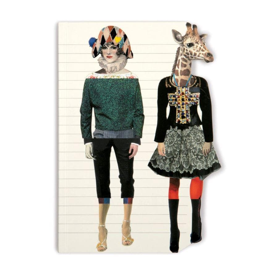 Christian Lacroix Love Who You Want Die Cut Notebook - Harlequin & Giraffe - MAIA HOMES