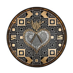 Christian Lacroix Round Heart Lacquer Tray