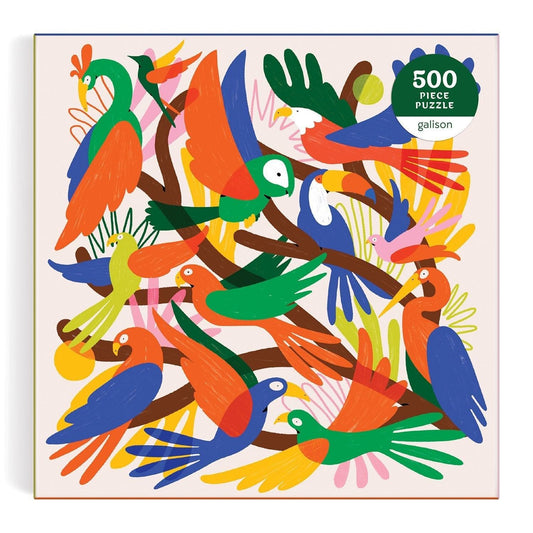 Chromatic Birds 500 Piece Puzzle - MAIA HOMES