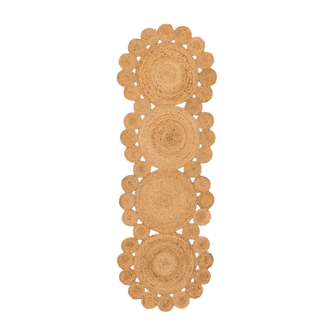 Circle of Life Jute Rug Runner