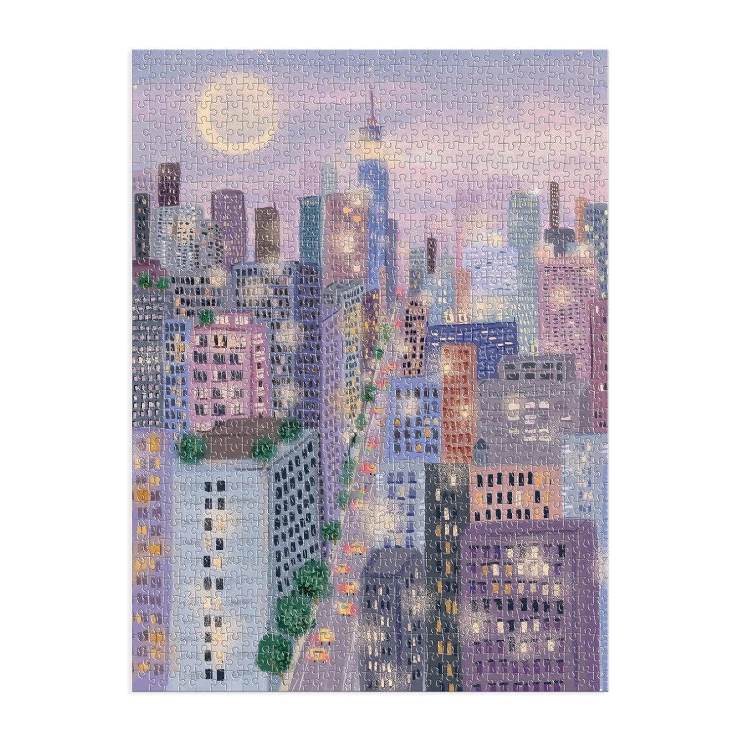 City Lights 1000 Piece Puzzle - MAIA HOMES