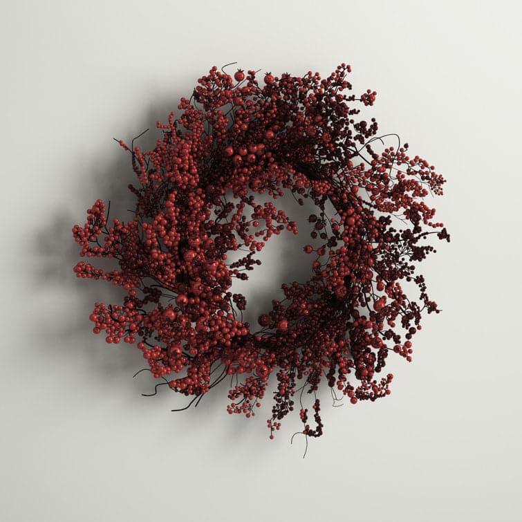 Classic Faux Red Berry Wreath