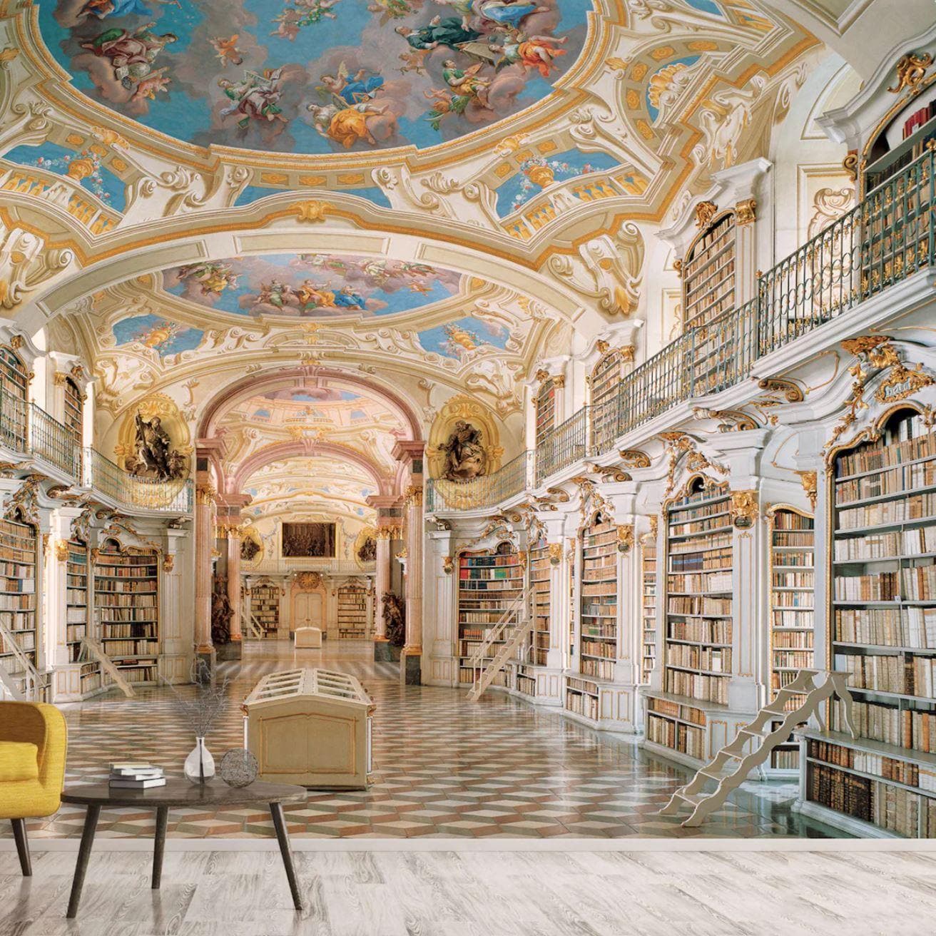 Classic Library Lover Wall Mural