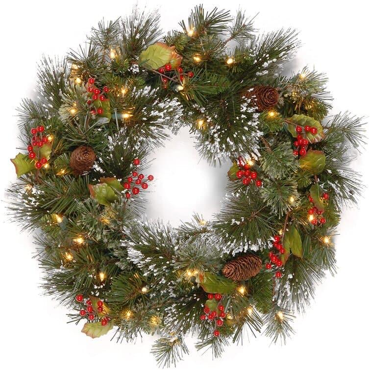 Classic Lighted Wreath