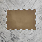 Classic Scalloped Cotton Placemats - Set of 2