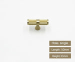 Classic Textured Brass Cabinet Drawer Knob