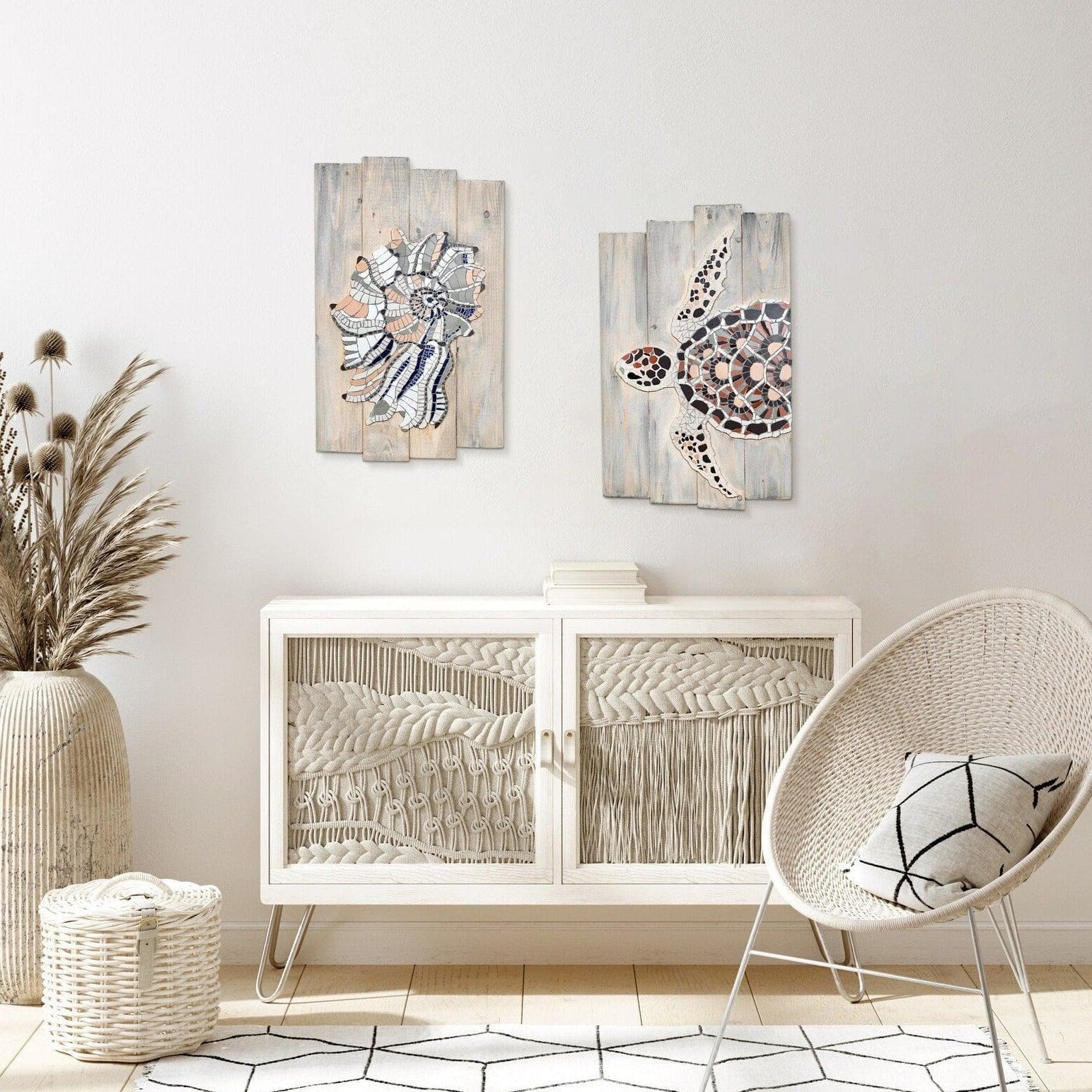 Coastal Mosaic Wall Art