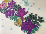 Coastal Oceanic Sea Turtle and Coral Beaded Table Runner Default Title