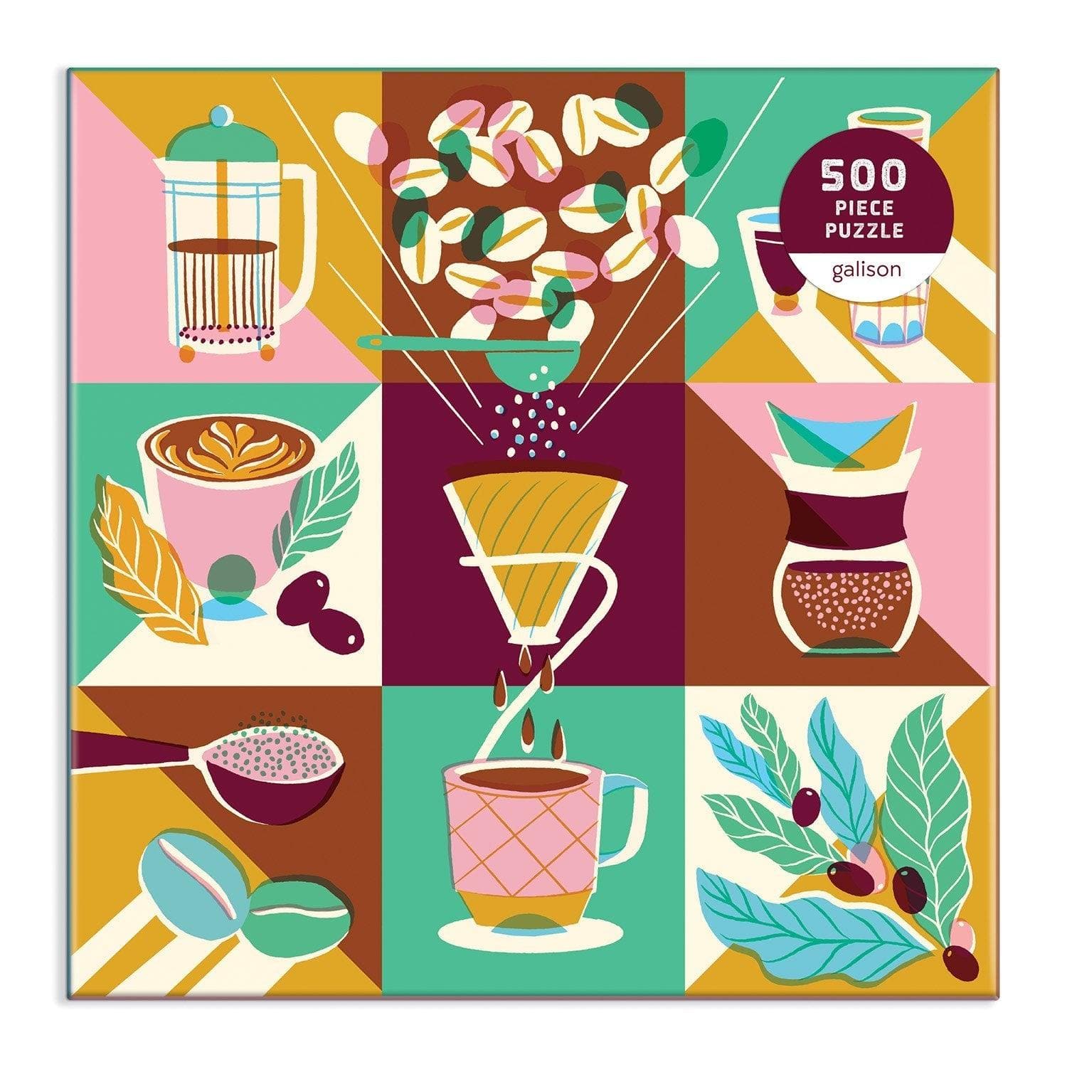 Coffeeology 500 Piece Jigsaw Puzzle