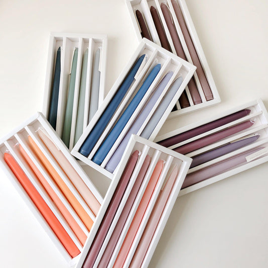 Color Taper Candles Collection - MAIA HOMES