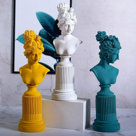 Colored Diana Sculptures Figurine Sculpture - MAIA HOMES