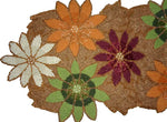 Colorful Flowers in Golden Beaded Table Runner