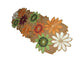 Colorful Flowers in Golden Beaded Table Runner - MAIA HOMES