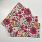Colorful Spring Floral Block Printed Cotton Napkins - MAIA HOMES