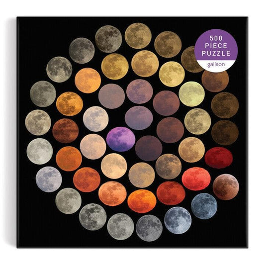 Colors of the Moon 500 Piece Puzzle - MAIA HOMES