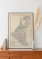 Composite Map of Belgium and Netherlands 1861| Old Map Wall Decor - MAIA HOMES