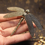 Copper Dragonfly Figurines Dragonfly A