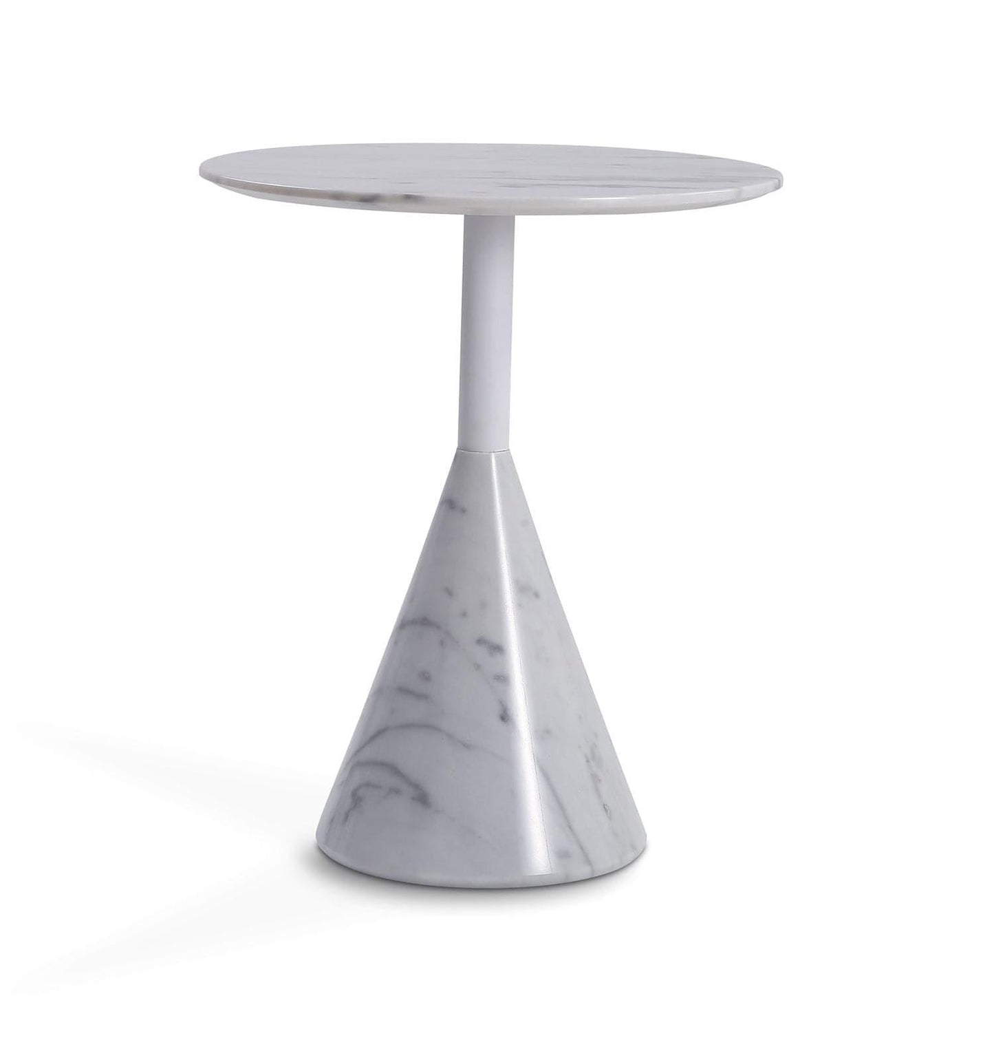 Cosette Marble Side Table - MAIA HOMES