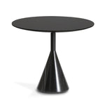 Cosette Marble Side Table 70cm Black