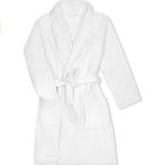 Cotton Waffle Spa Bathrobe with Terry Towel Interior