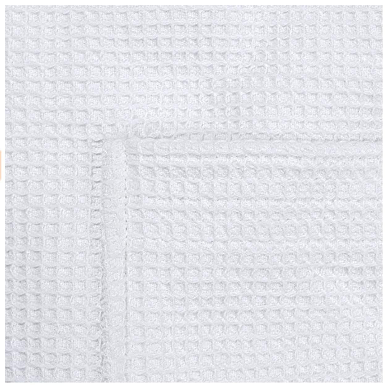 Cotton Waffle Spa Bathrobe with Terry Towel Interior