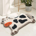 Cow-Shaped Bath Mat